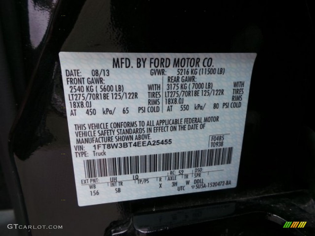 2014 F350 Super Duty King Ranch Crew Cab 4x4 - Tuxedo Black Metallic / King Ranch Chaparral Leather photo #51