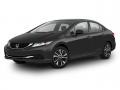 2015 Crystal Black Pearl Honda Civic EX Sedan  photo #22