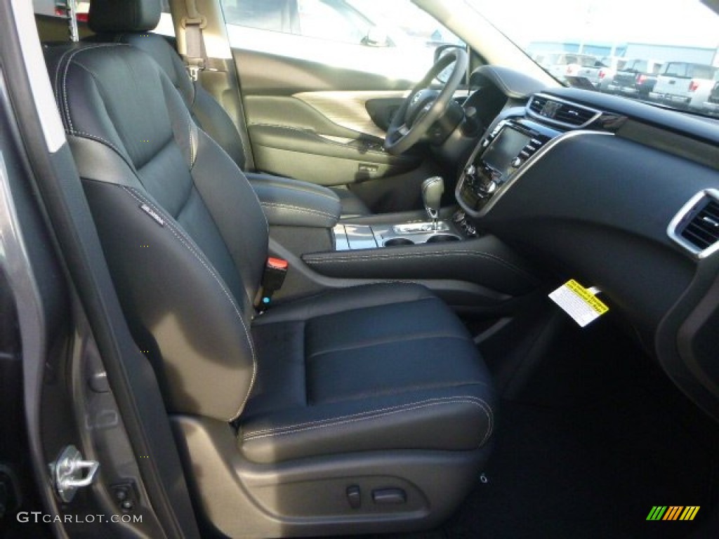 Graphite Interior 2015 Nissan Murano Platinum Photo #100242065