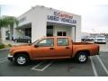 2007 Sunburst Orange Metallic GMC Canyon SLE Crew Cab  photo #2