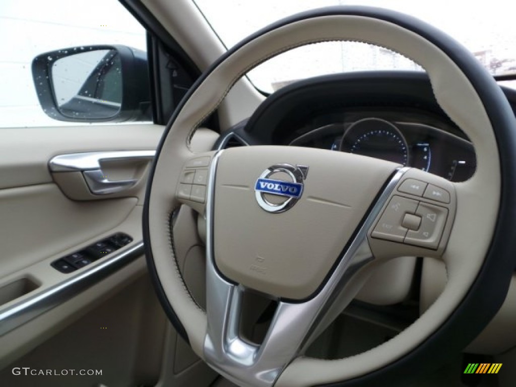 2015 XC60 T5 Drive-E - Savile Grey Metallic / Soft Beige photo #25