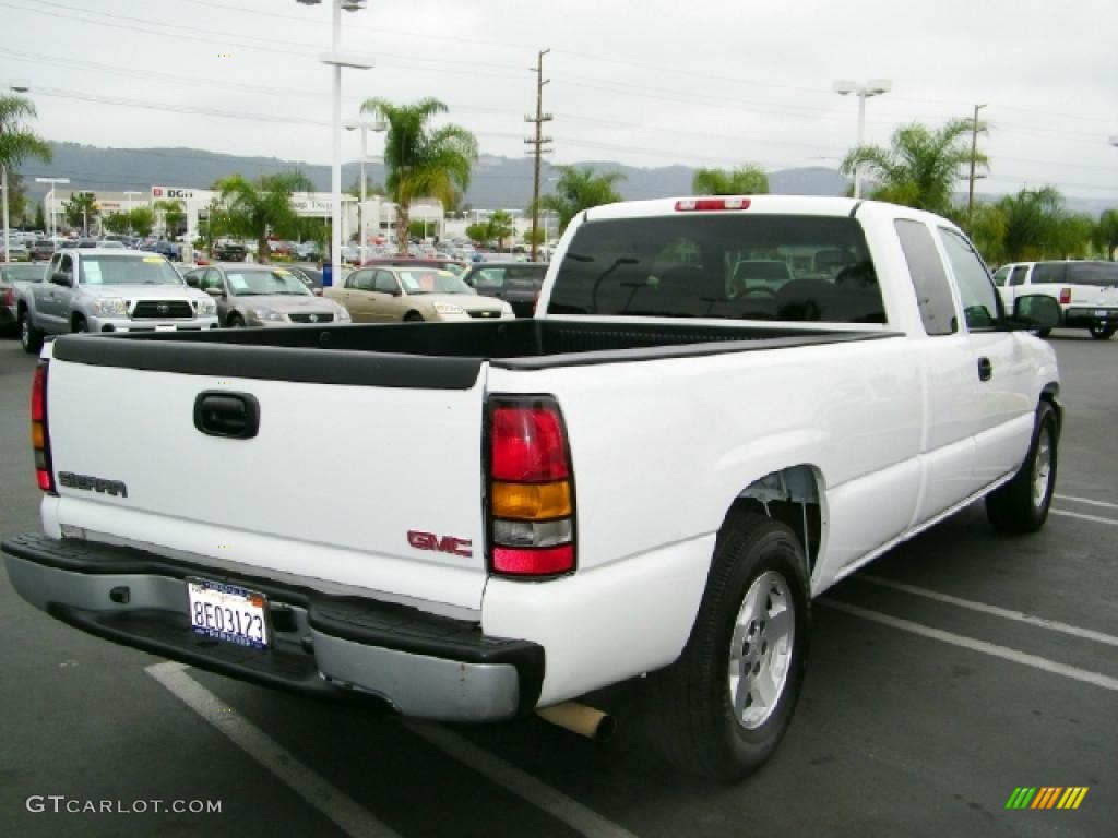 2006 Sierra 1500 Extended Cab - Summit White / Pewter photo #4