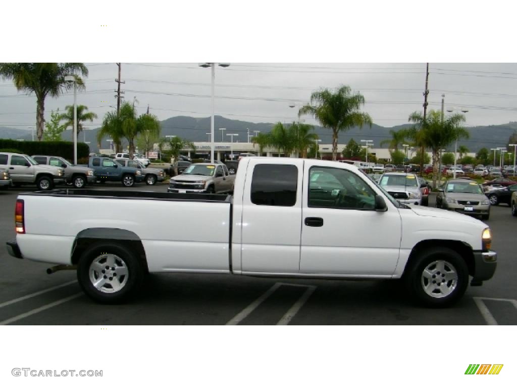 2006 Sierra 1500 Extended Cab - Summit White / Pewter photo #5