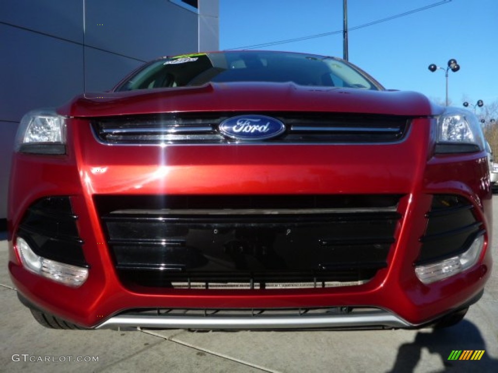 2013 Escape SEL 2.0L EcoBoost 4WD - Ruby Red Metallic / Medium Light Stone photo #10