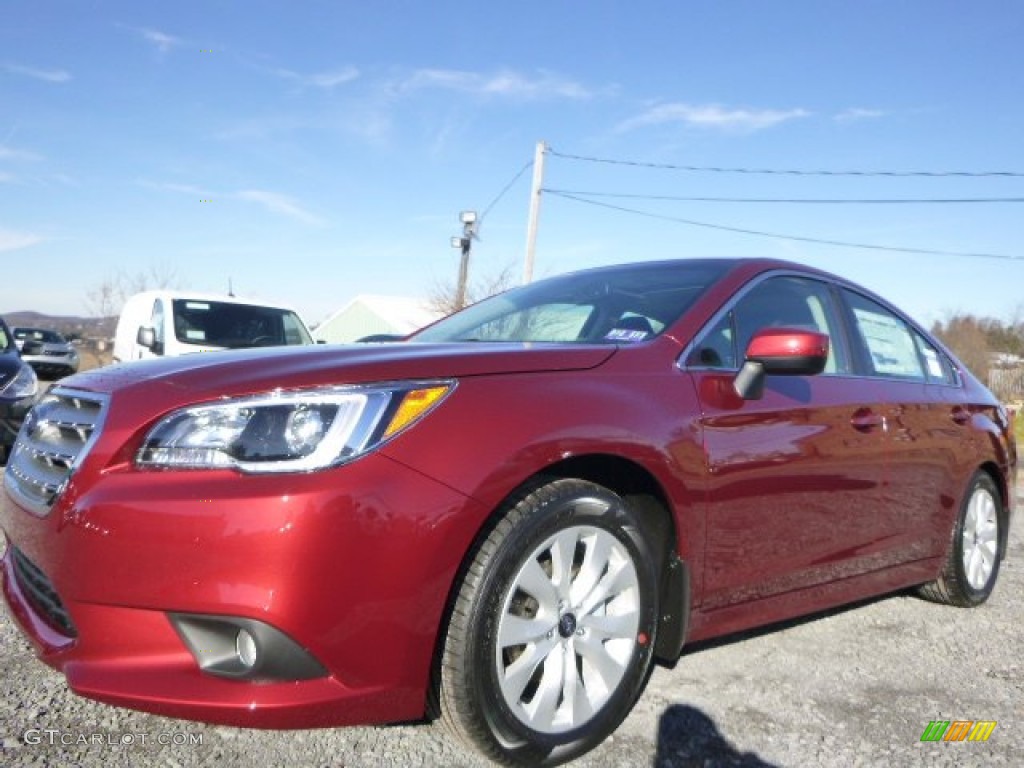 2015 Legacy 2.5i Premium - Venetian Red Pearl / Slate Black photo #3