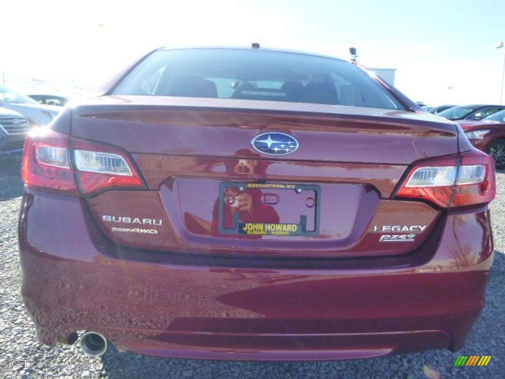 2015 Legacy 2.5i Premium - Venetian Red Pearl / Slate Black photo #6