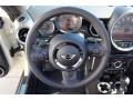 2015 Mini Roadster Black Checkered Cloth Interior Steering Wheel Photo