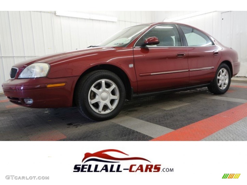 2003 Sable LS Premium Sedan - Matador Red Metallic / Medium Graphite photo #1