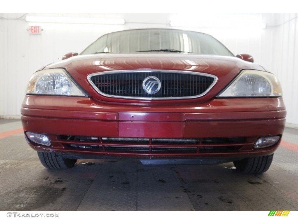 2003 Sable LS Premium Sedan - Matador Red Metallic / Medium Graphite photo #4