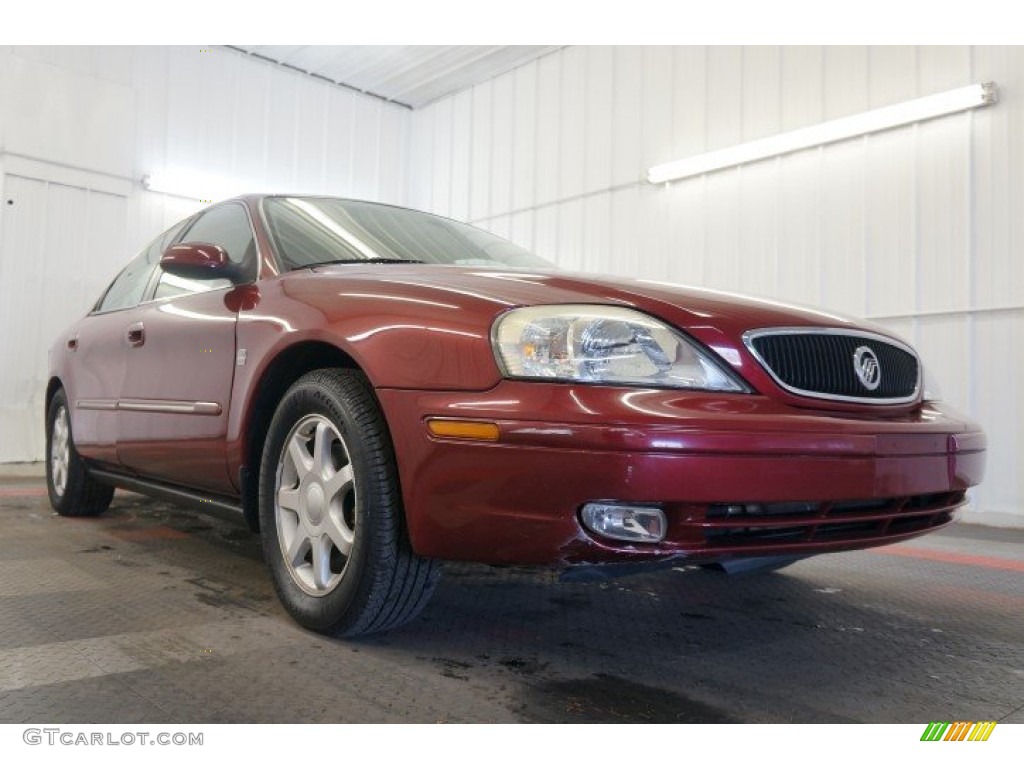 2003 Sable LS Premium Sedan - Matador Red Metallic / Medium Graphite photo #5