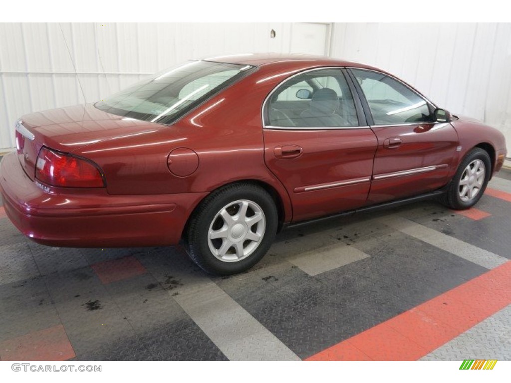 2003 Sable LS Premium Sedan - Matador Red Metallic / Medium Graphite photo #7