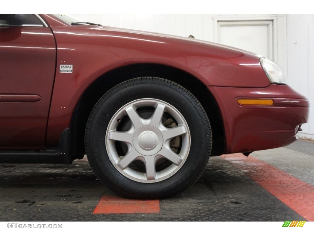 2003 Sable LS Premium Sedan - Matador Red Metallic / Medium Graphite photo #44