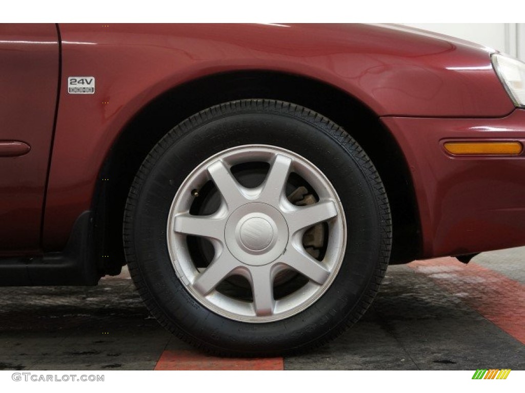 2003 Sable LS Premium Sedan - Matador Red Metallic / Medium Graphite photo #45