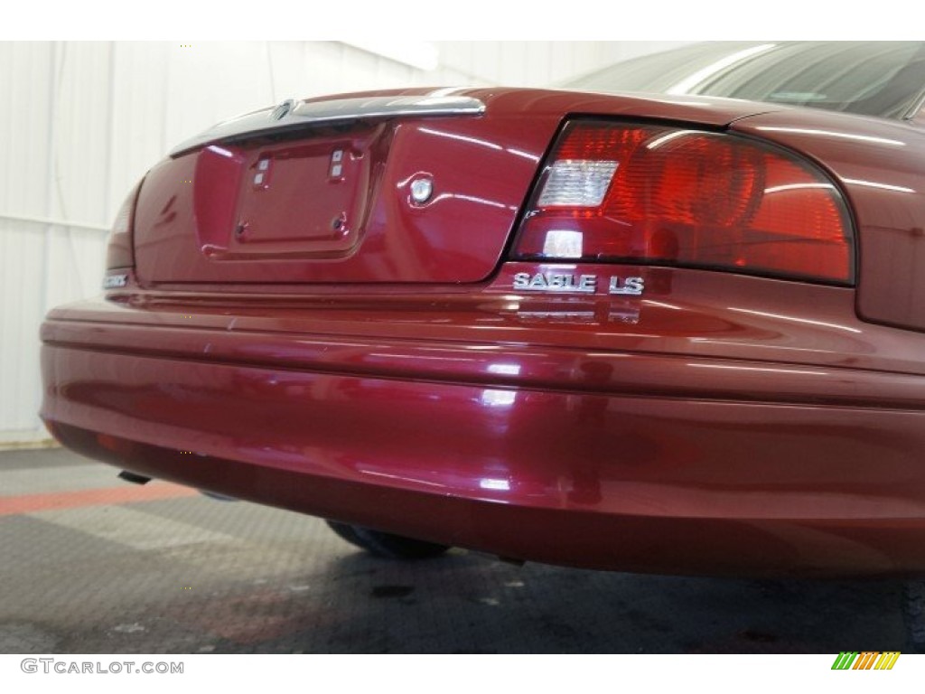2003 Sable LS Premium Sedan - Matador Red Metallic / Medium Graphite photo #58