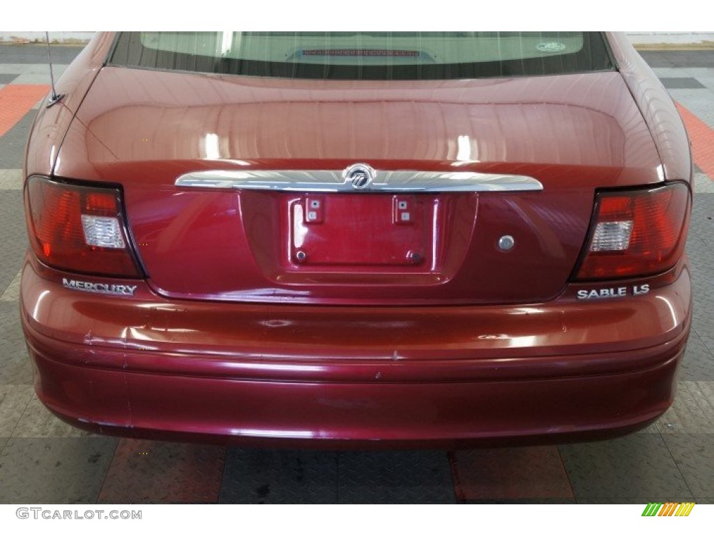 2003 Sable LS Premium Sedan - Matador Red Metallic / Medium Graphite photo #61