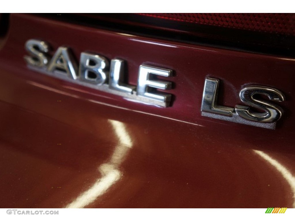 2003 Sable LS Premium Sedan - Matador Red Metallic / Medium Graphite photo #73