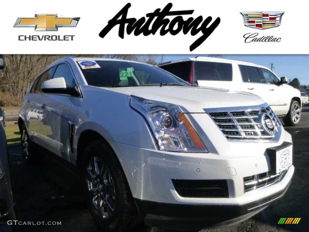 2015 SRX Luxury AWD - Platinum Ice Tricoat / Ebony/Ebony photo #1
