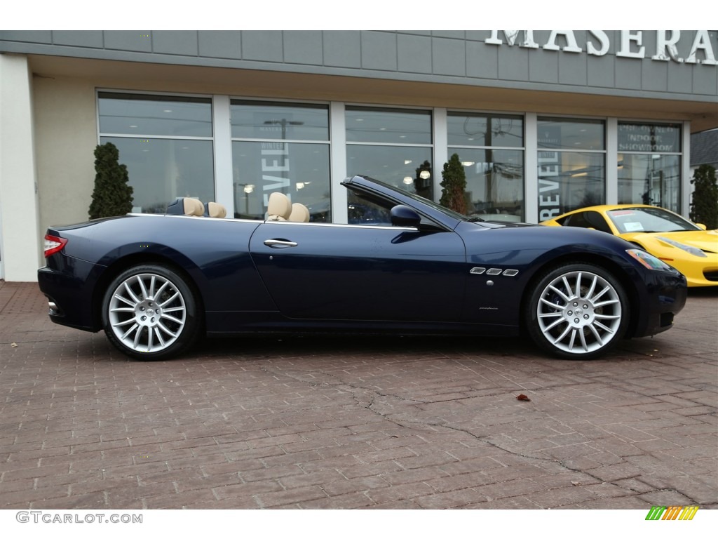 Blu Oceano (Blue Metallic) 2014 Maserati GranTurismo Convertible GranCabrio Exterior Photo #100252061