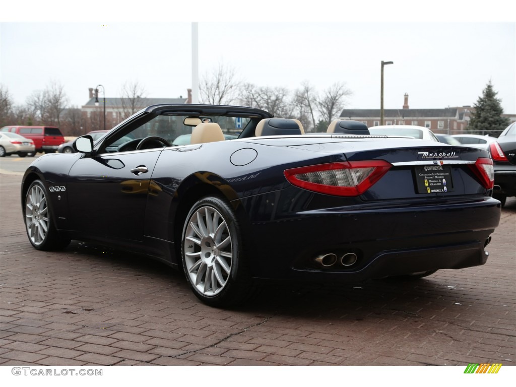 2014 GranTurismo Convertible GranCabrio - Blu Oceano (Blue Metallic) / Sabbia photo #5