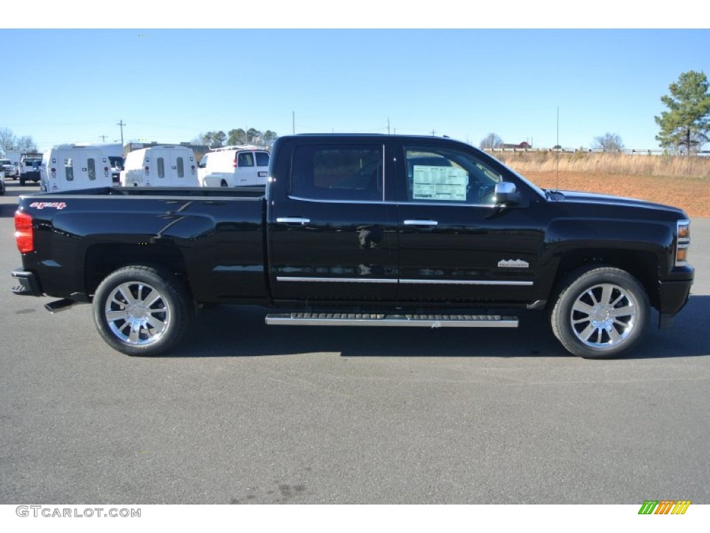 2015 Silverado 1500 High Country Crew Cab 4x4 - Black / High Country Saddle photo #6