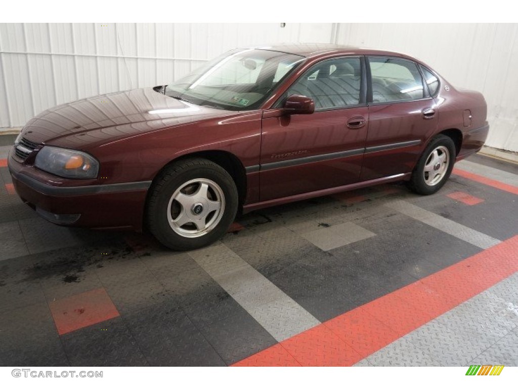 Dark Carmine Red Metallic 2000 Chevrolet Impala LS Exterior Photo #100254808
