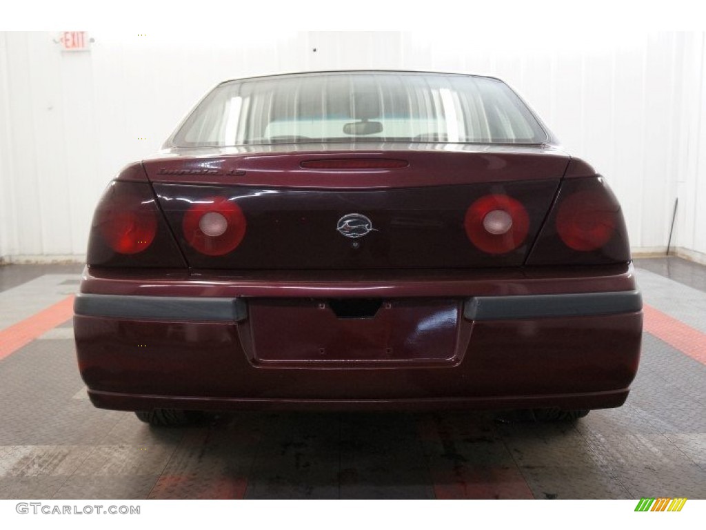 2000 Impala LS - Dark Carmine Red Metallic / Medium Gray photo #9