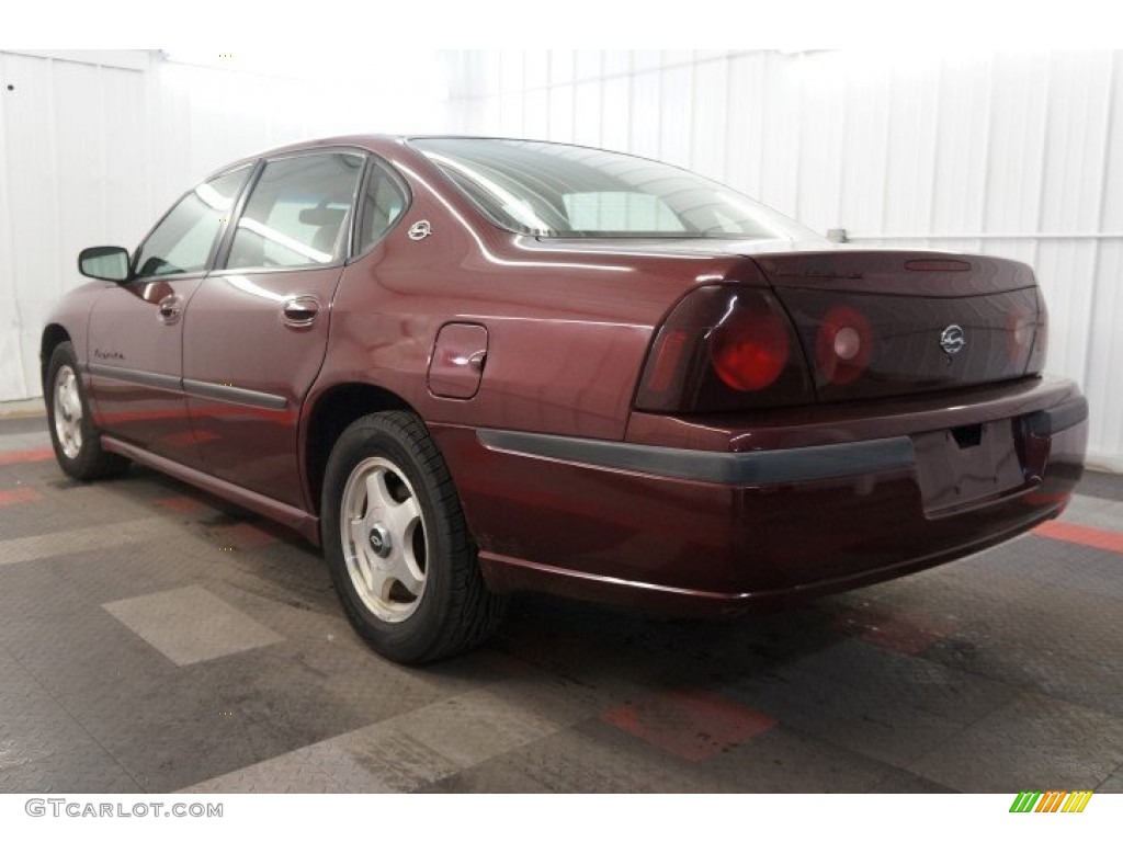 2000 Impala LS - Dark Carmine Red Metallic / Medium Gray photo #10