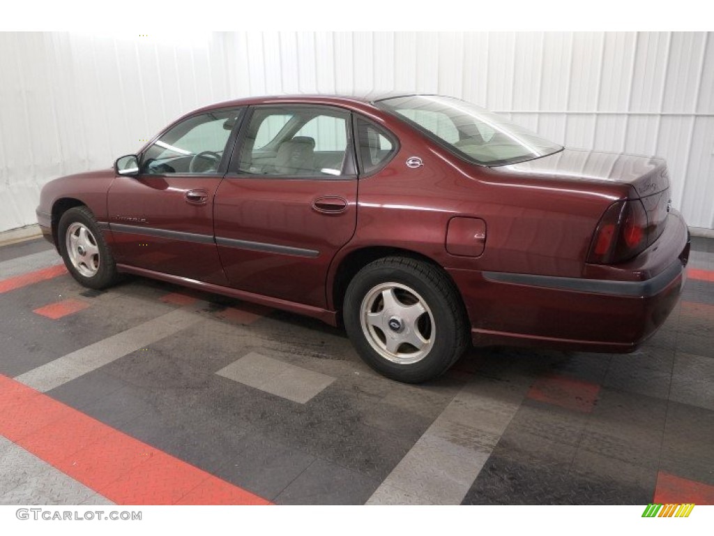 2000 Impala LS - Dark Carmine Red Metallic / Medium Gray photo #11