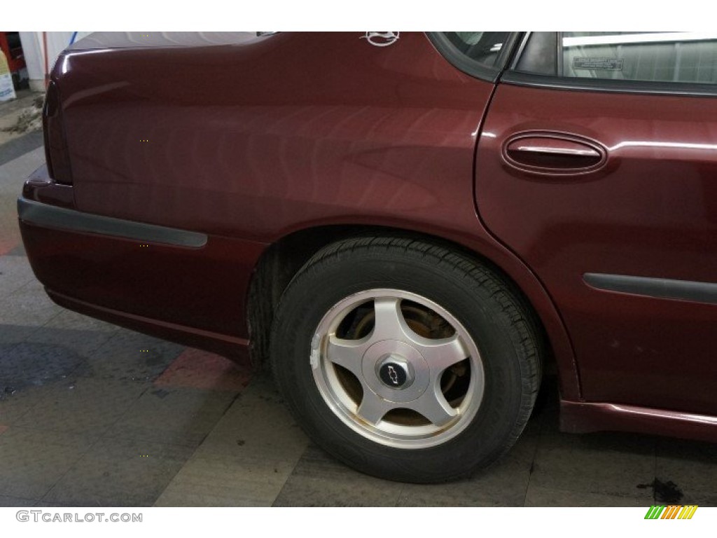 2000 Impala LS - Dark Carmine Red Metallic / Medium Gray photo #46