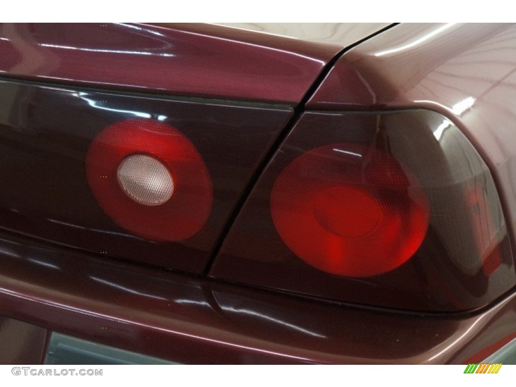 2000 Impala LS - Dark Carmine Red Metallic / Medium Gray photo #49