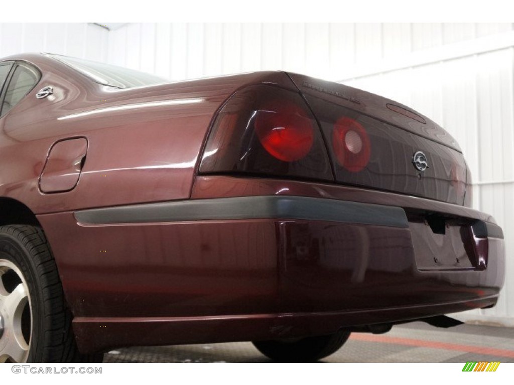 2000 Impala LS - Dark Carmine Red Metallic / Medium Gray photo #50
