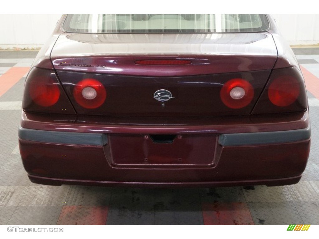2000 Impala LS - Dark Carmine Red Metallic / Medium Gray photo #52