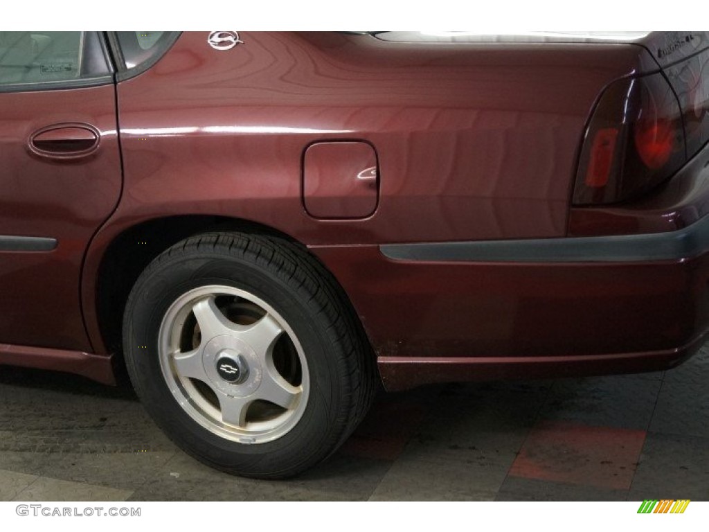 2000 Impala LS - Dark Carmine Red Metallic / Medium Gray photo #53
