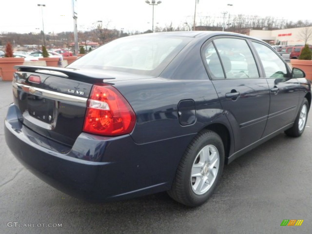 2005 Malibu LS V6 Sedan - Dark Blue Metallic / Gray photo #5
