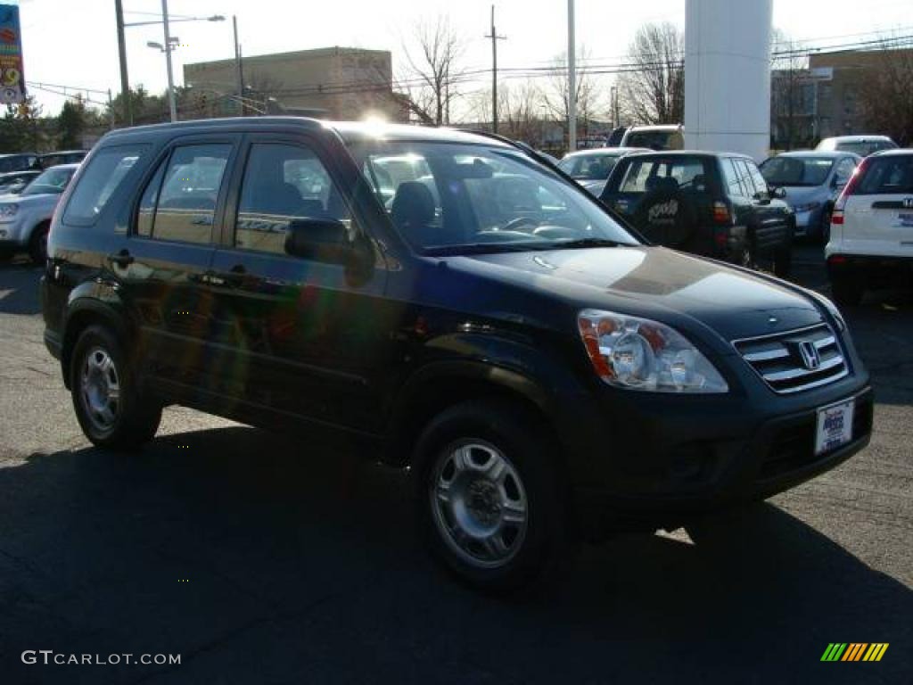 2006 CR-V LX 4WD - Nighthawk Black Pearl / Black photo #3