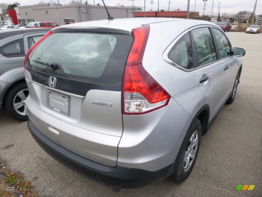 2013 CR-V LX AWD - Alabaster Silver Metallic / Gray photo #2