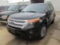 2015 Tuxedo Black Ford Explorer XLT  photo #2
