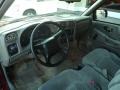Medium Gray 2000 Chevrolet S10 LS Extended Cab Interior
