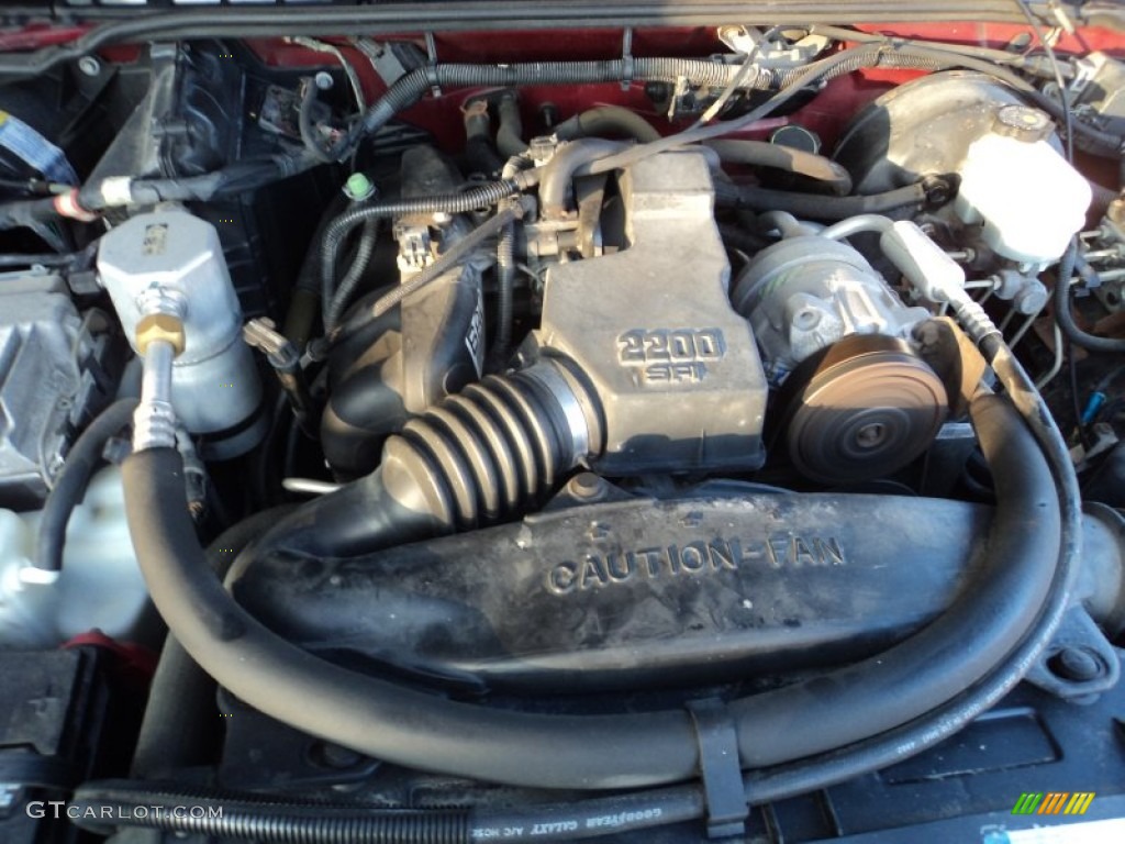 2000 Chevrolet S10 LS Extended Cab 2.2 Liter OHV 8-Valve 4 Cylinder Engine Photo #100262891