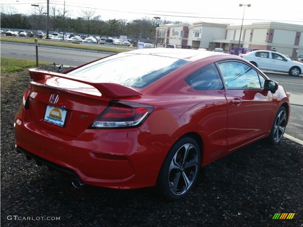 2015 Civic Si Coupe - Rallye Red / Si Black/Red photo #2