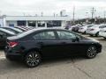 2015 Crystal Black Pearl Honda Civic EX Sedan  photo #2
