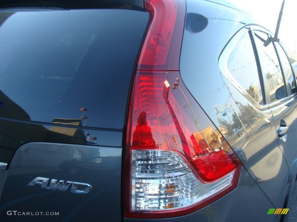 2012 CR-V EX-L 4WD - Polished Metal Metallic / Gray photo #24