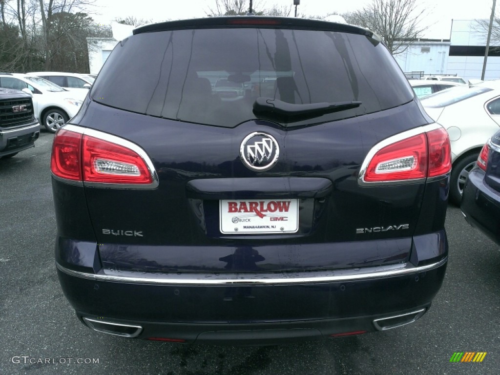 2015 Enclave Convenience - Dark Sapphire Blue Metallic / Light Titanium/Dark Titanium photo #5