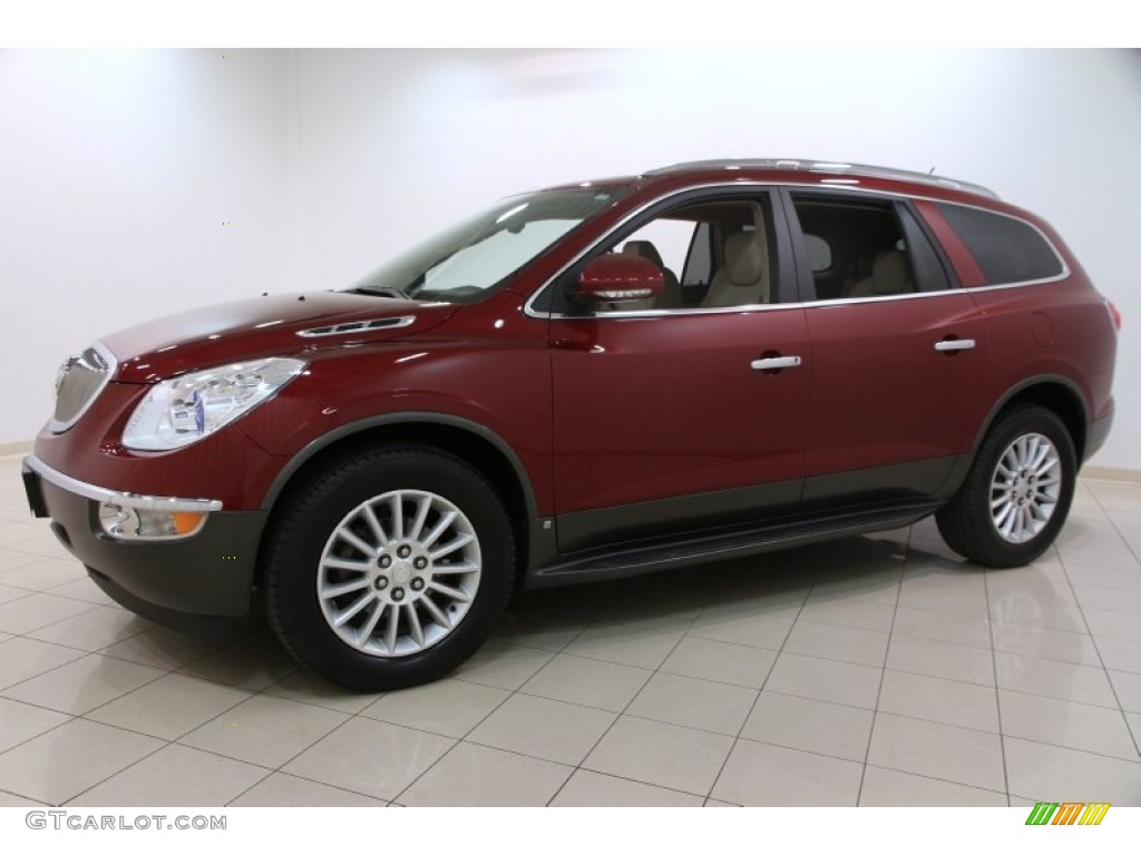 Red Jewel Tintcoat 2010 Buick Enclave CXL Exterior Photo #100267948