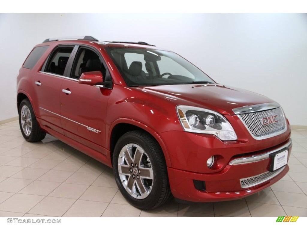 Crystal Red Tintcoat GMC Acadia