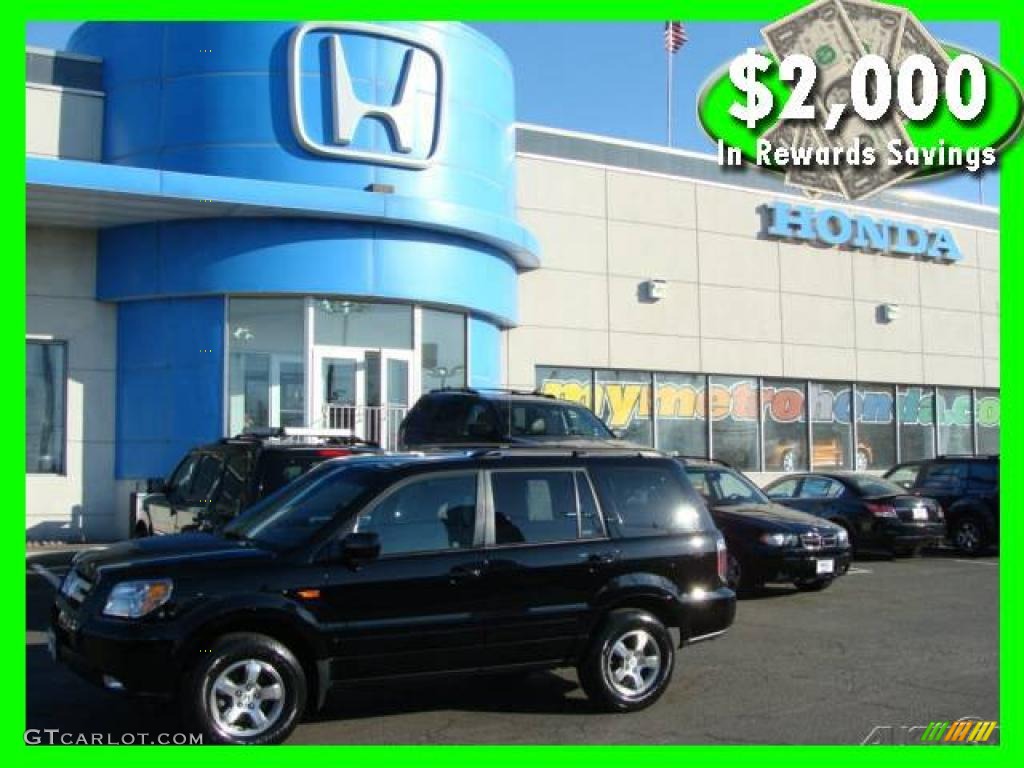 2007 Pilot EX 4WD - Formal Black / Gray photo #1