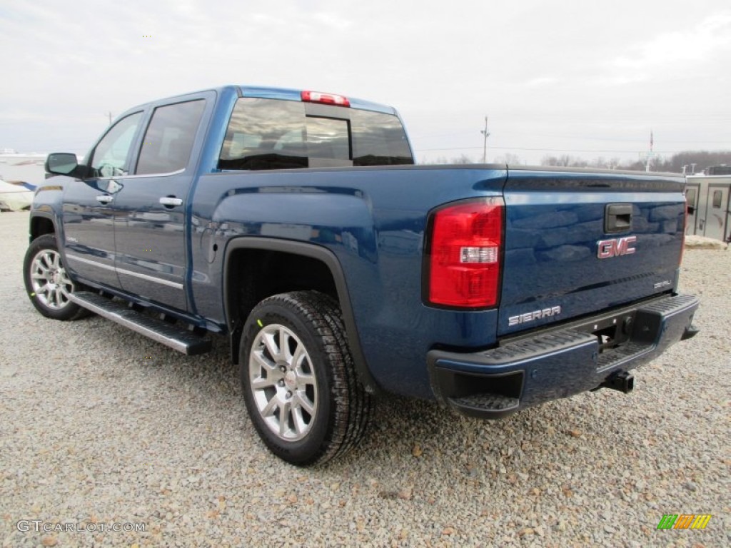 Stone Blue Metallic 2015 GMC Sierra 1500 Denali Crew Cab 4x4 Exterior Photo #100270993