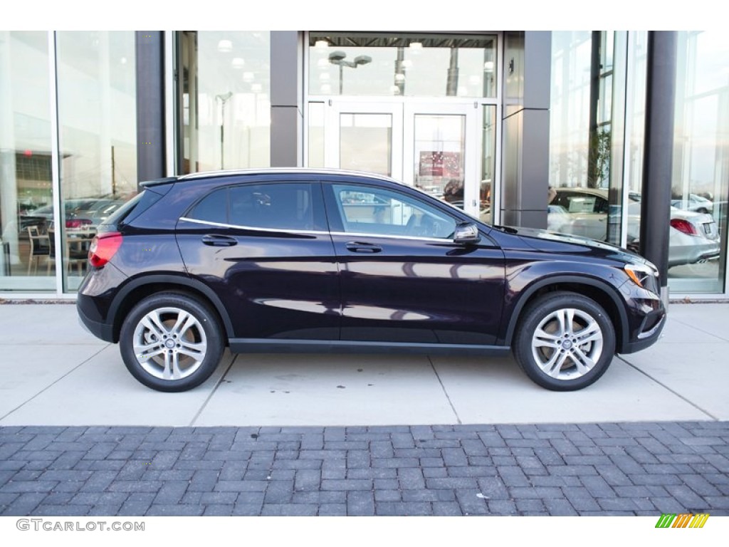 2015 GLA 250 4Matic - Northern Lights Violet Metallic / Black photo #3
