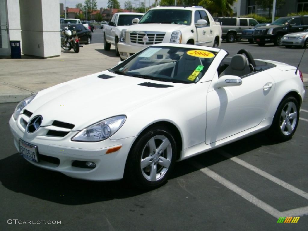 2006 SLK 280 Roadster - Alabaster White / Ash photo #1