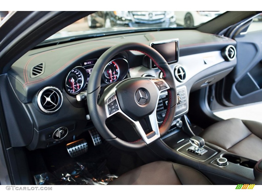 2015 Mercedes-Benz GLA 45 AMG 4Matic Black w/Red Cut Dashboard Photo #100272373